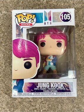 NEW Funko Pop! Rocks: BTS - Jungkook vinyl figure, number 105 in the series